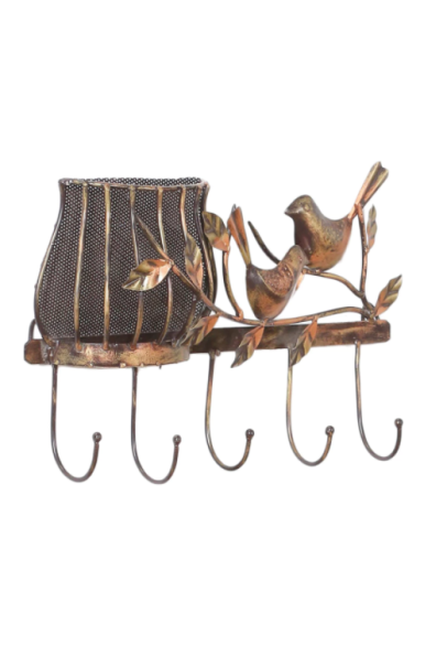Brown Metal Key Holder Brown Metal Key Holder